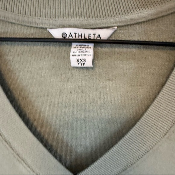ATHLETA fern Step Forward Sweatshirt Tee xxs - Picture 3 of 5